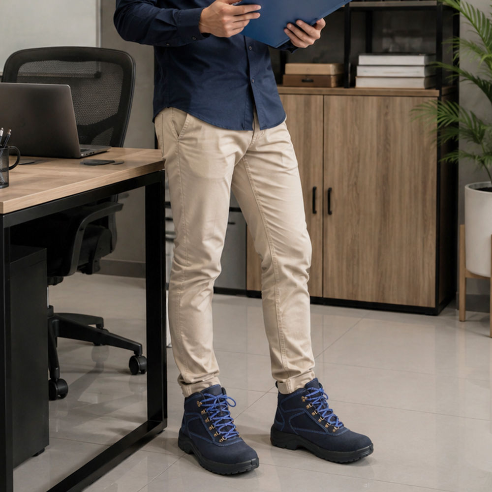 President Ankle Boot 2### Blue_1_real pict